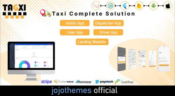 Tagxi - Flutter Complete Taxi Booking Solution