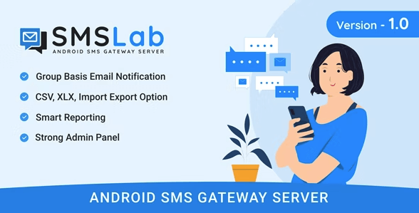 SMSLab - Android Based SMS Gateway Server