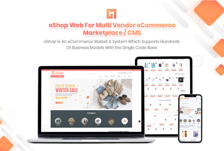 eShop Web - Multi Vendor eCommerce Marketplace, CMS
