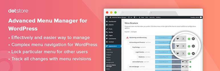 Advance Menu Manager for WordPress 