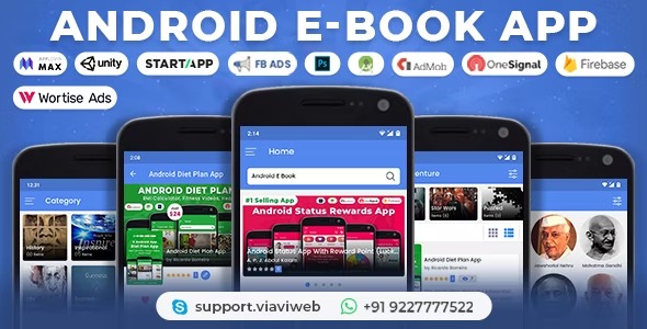 Android-E-Book-App-with-Material-Design-Nulled-Free-Download
