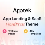 Apptek - App & SaaS Theme Nulled