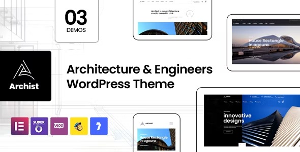 Archist Architecture & Interior WordPress Theme Nulled