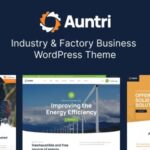 Auntri Industry & Factory WordPress Theme Nulled