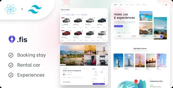 Free Download Chisfis Online Booking React Template v2.1.4