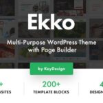 Ekko - Multi-Purpose WordPress Theme with Page Builder Nulled