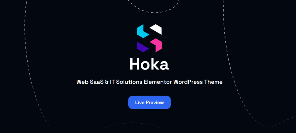 Hoka - Web SaaS & IT Solutions Elementor WordPress Theme