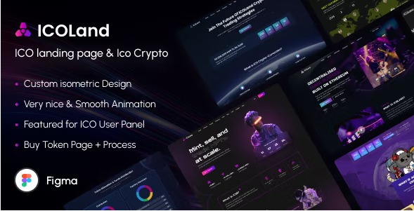 ICOLand-ICO-landing-page-ICO-Crypto-Template-Nulled-Free-Download
