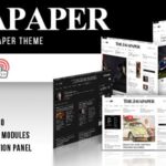 Javapaper Nulled Classic Newspaper Theme Free Download