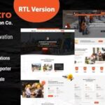 Montro Nulled Construction WordPress Theme Free Download