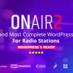 Onair2: Radio Station WordPress Theme With Non-Stop Music Player Nulled