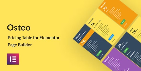 Osteo Pricing Table for Elementor Nulled