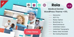 Rola-Medical-Dental-WordPress-Theme-Nulled