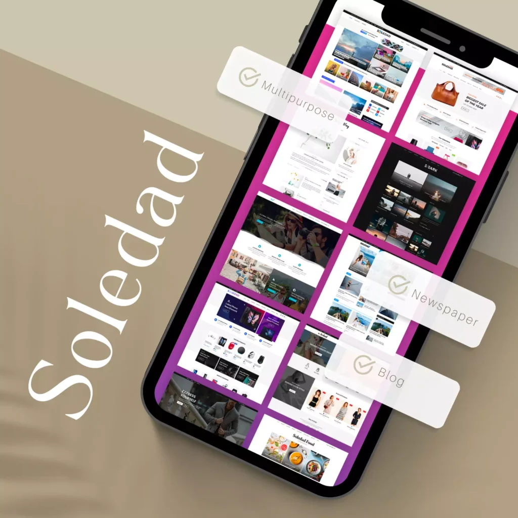 Soledad – Multipurpose, Newspaper, Blog & WooCommerce WordPress Theme