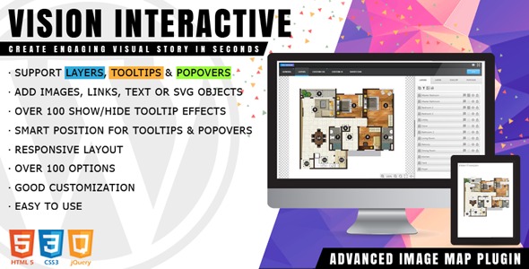 Vision Interactive Free Download Image Map Builder for WordPress Nulled
