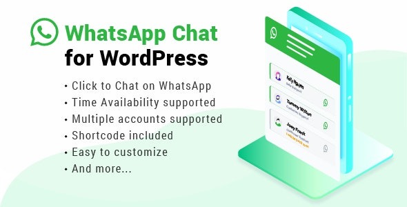 WhatsApp Chat WordPress Nulled Free Download