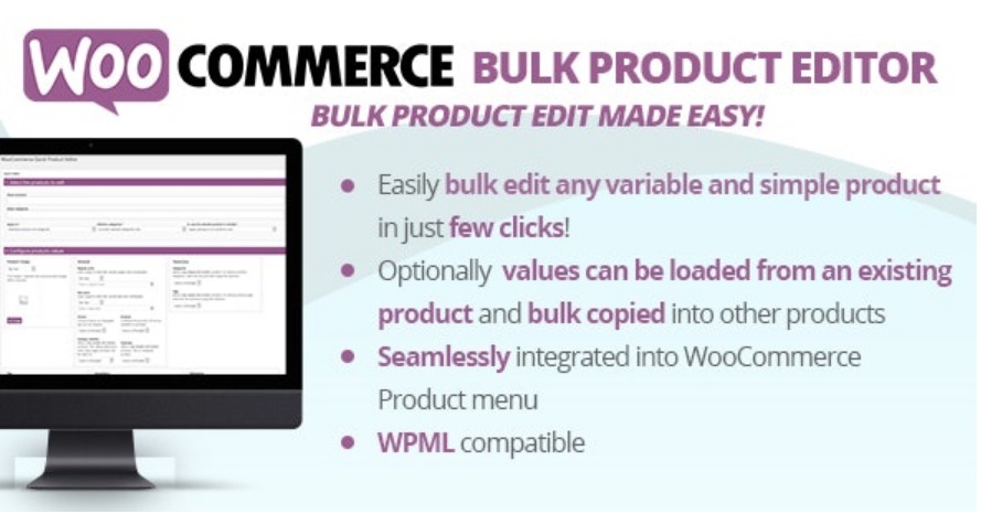 Free Download WooCommerce Bulk Product Editor v2.9