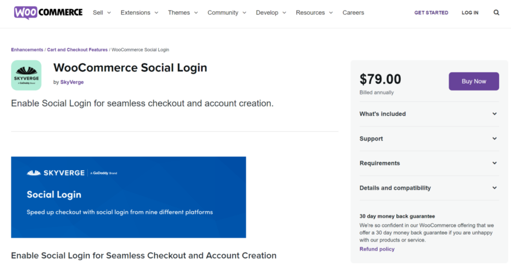 WooCommerce Social Login
