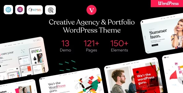 vCamp Creative Agency & Portfolio WordPress Theme