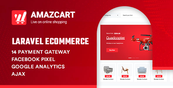AmazCart  Laravel Ecommerce System CMS