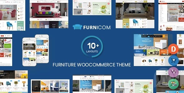 Furnicom Furniture Store & Interior Design WordPress WooCommerce Theme