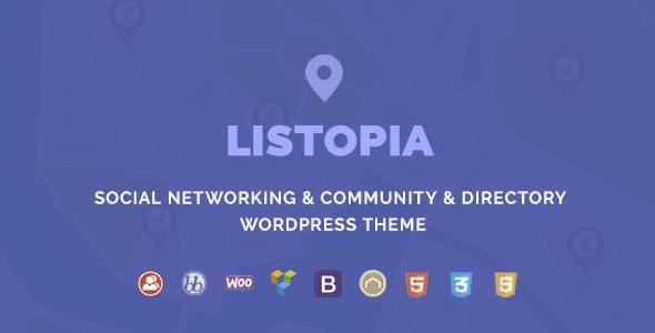 Listopia - Directory, Community WordPress Theme
