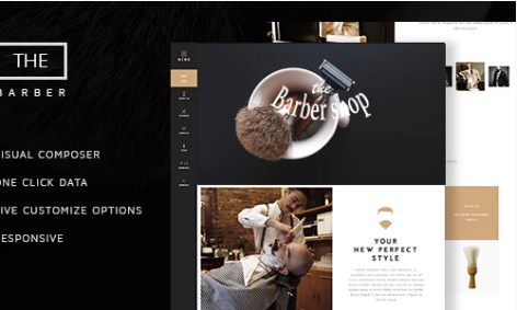 The Barber Shop - One Page Theme For Hair Salon
