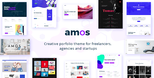 Amos - Creative WordPress Theme for Agencies