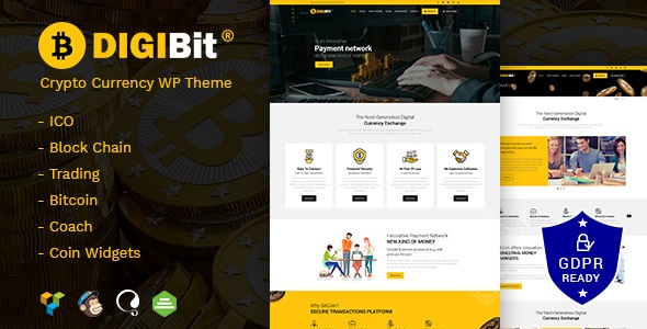 DigiBit - Bitcoin Trading Theme
