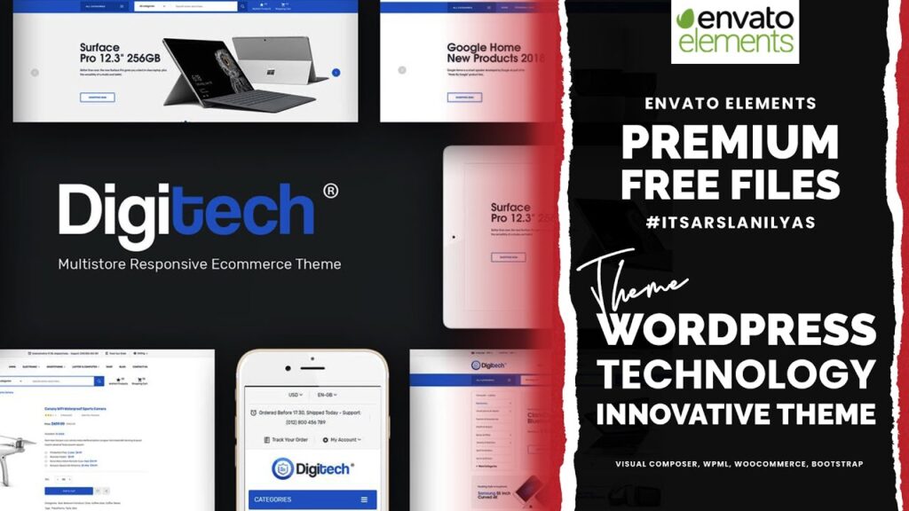 Digitech - Technology Theme for WooCommerce WordPress
