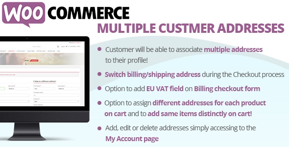 WooCommerce Multiple Customer Addresses & Shipping
