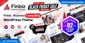 Finbiz - Consulting Business WordPress Theme Nulled