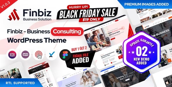Finbiz - Consulting Business WordPress Theme
