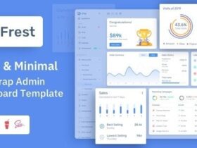 Frest Nulled HTML & Laravel Bootstrap Admin Dashboard Template Free Download