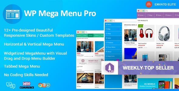 WP Mega Menu Pro - Responsive Mega Menu Plugin for WordPress