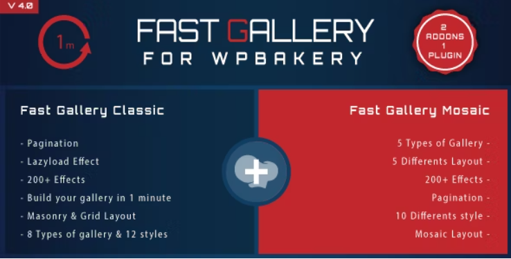 Fast Gallery for WPBakery WordPress Plugin
