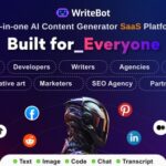 WriteBot AI Content Generator SaaS Platform